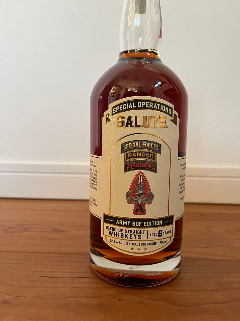 米軍 特殊部隊 バーボンウイスキー