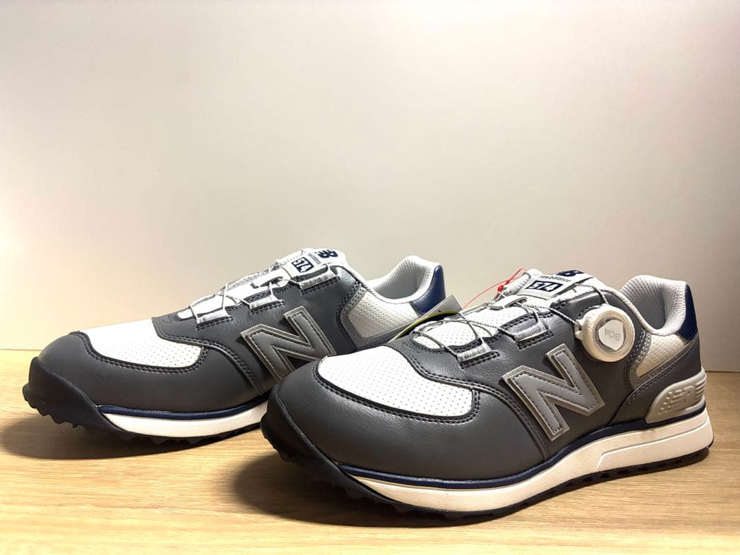 未使用 27.5cm 2E ニューバランスゴルフシューズUG574BJ4 グレー