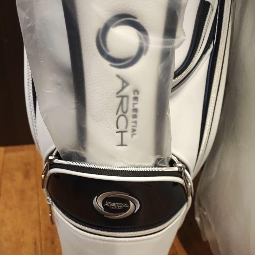 新品 数量限定 アーチゴルフ スタンドキャディバッグ 9.5インチ ホワイト