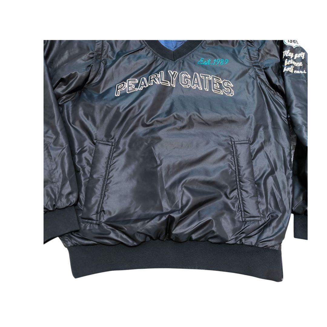 パーリーゲイツ ブラック×ネイビー リバーシブル　スニード　4way ベスト