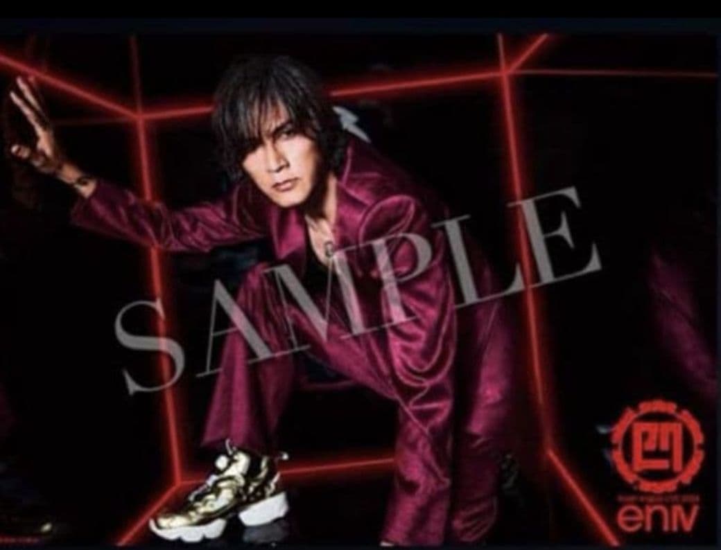 【新品未開封】稲葉浩志・只者／enⅣ会場限定ポスター／缶バッジ