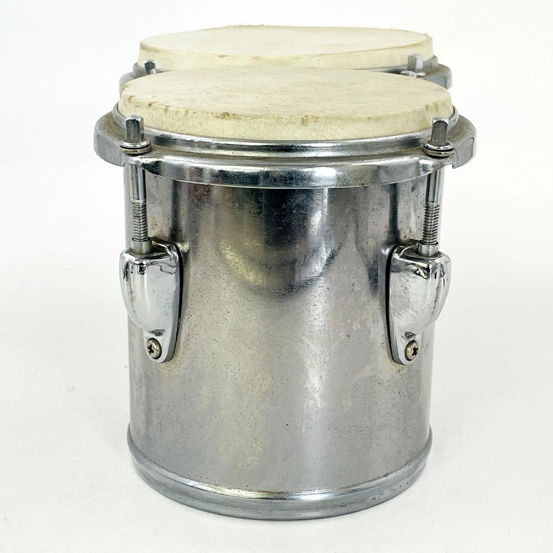 ボンゴ 本皮ヘッド 金属シェル ヴィンテージ 楽器 打楽器 BONGO