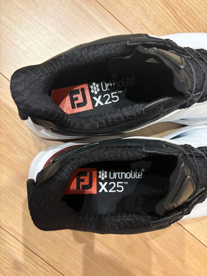 【最終値下げ】FootJoy X25 ゴルフシューズ ホワイト/ブラック