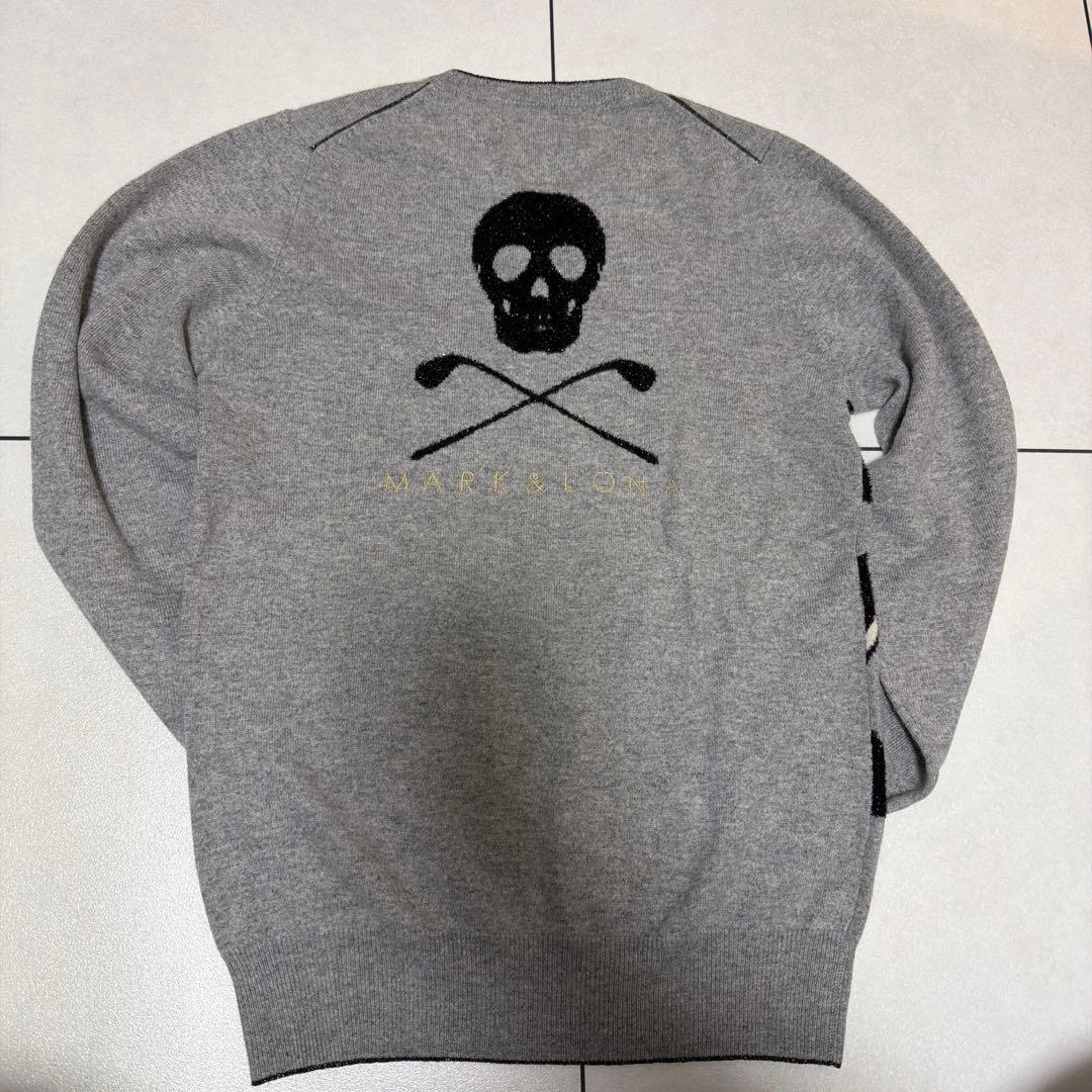 MARK & LONA ミッキー Vネックセーター グレー