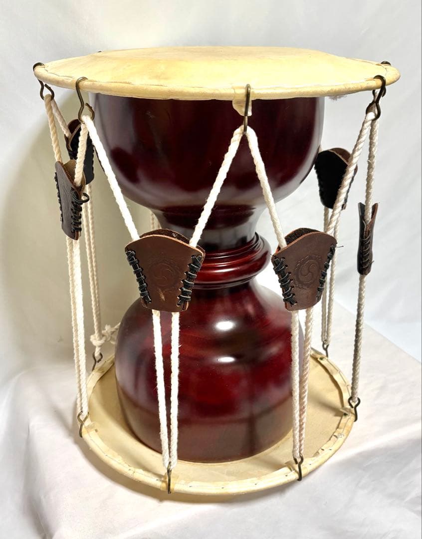 韓国太鼓 チャンゴ/チャング バチ、ケース付