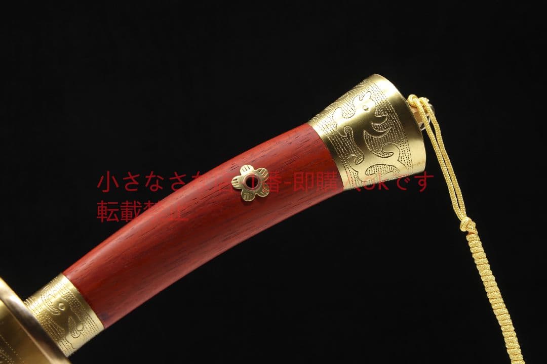 マホガニーナイフ上等マホガニー 古兵器 武具 刀装具 日本刀 模造刀 居合刀