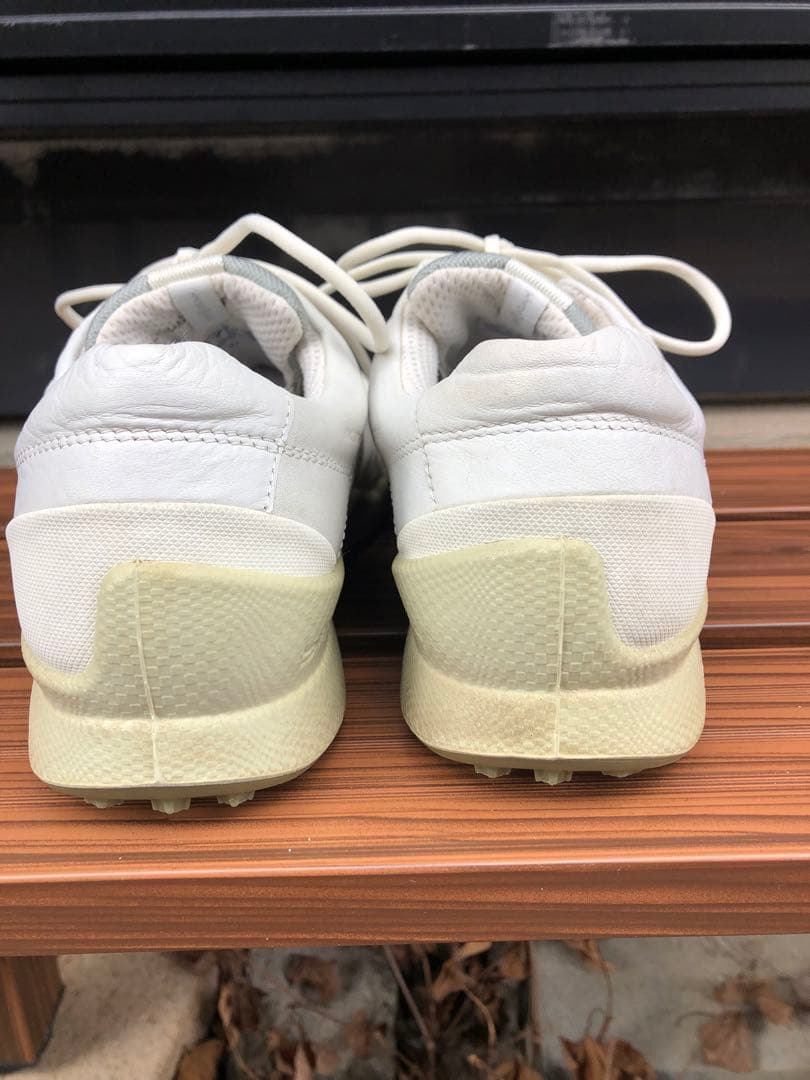 378番美品ECCO ゴルフシューズ 37 23.5cmスパイクレス