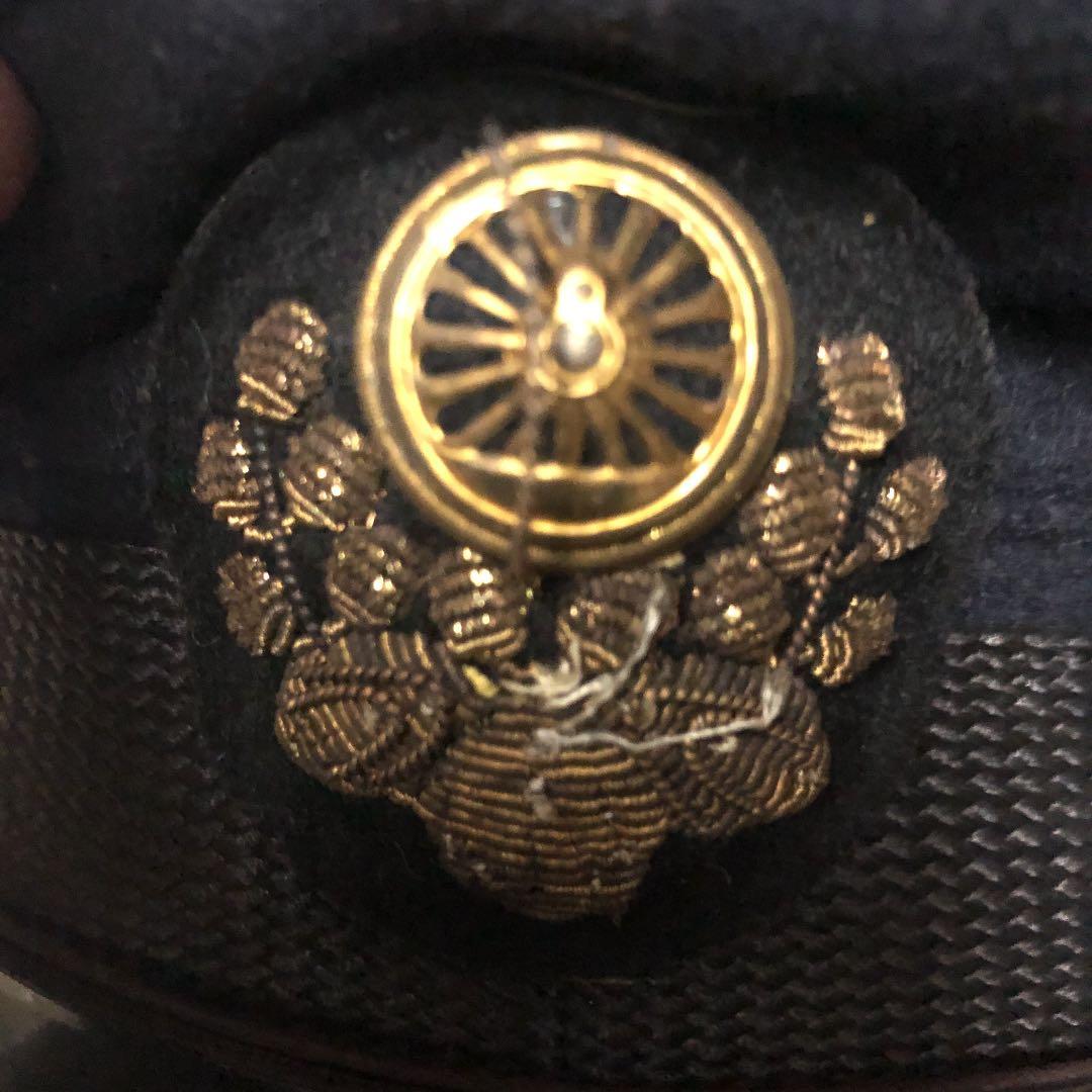 本物  新幹線  車掌 帽子