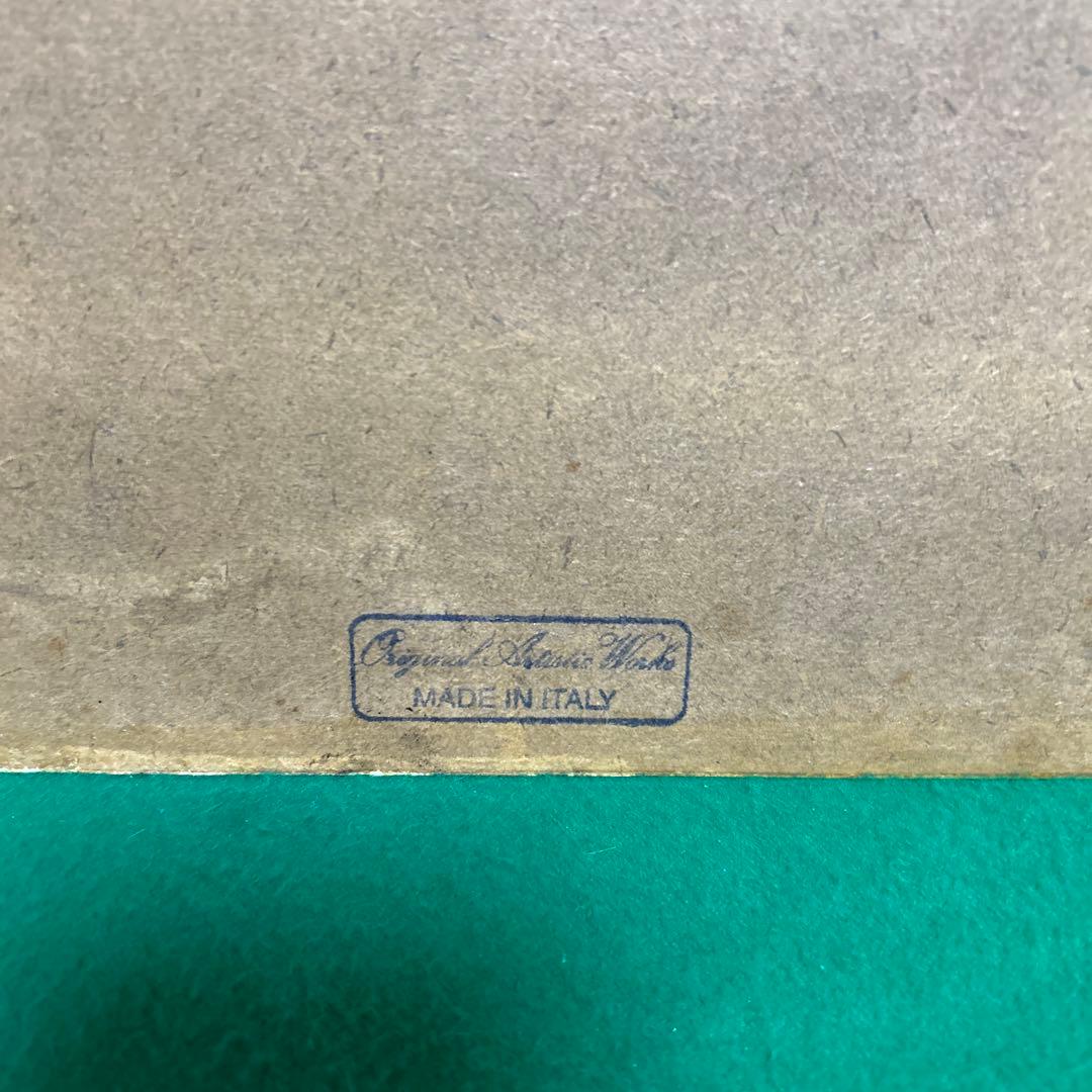 イタリア製 花瓶の花 絵画