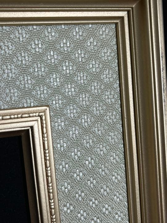 s667　純銀製　貴金属画　銀細工　梅　額　レリーフ