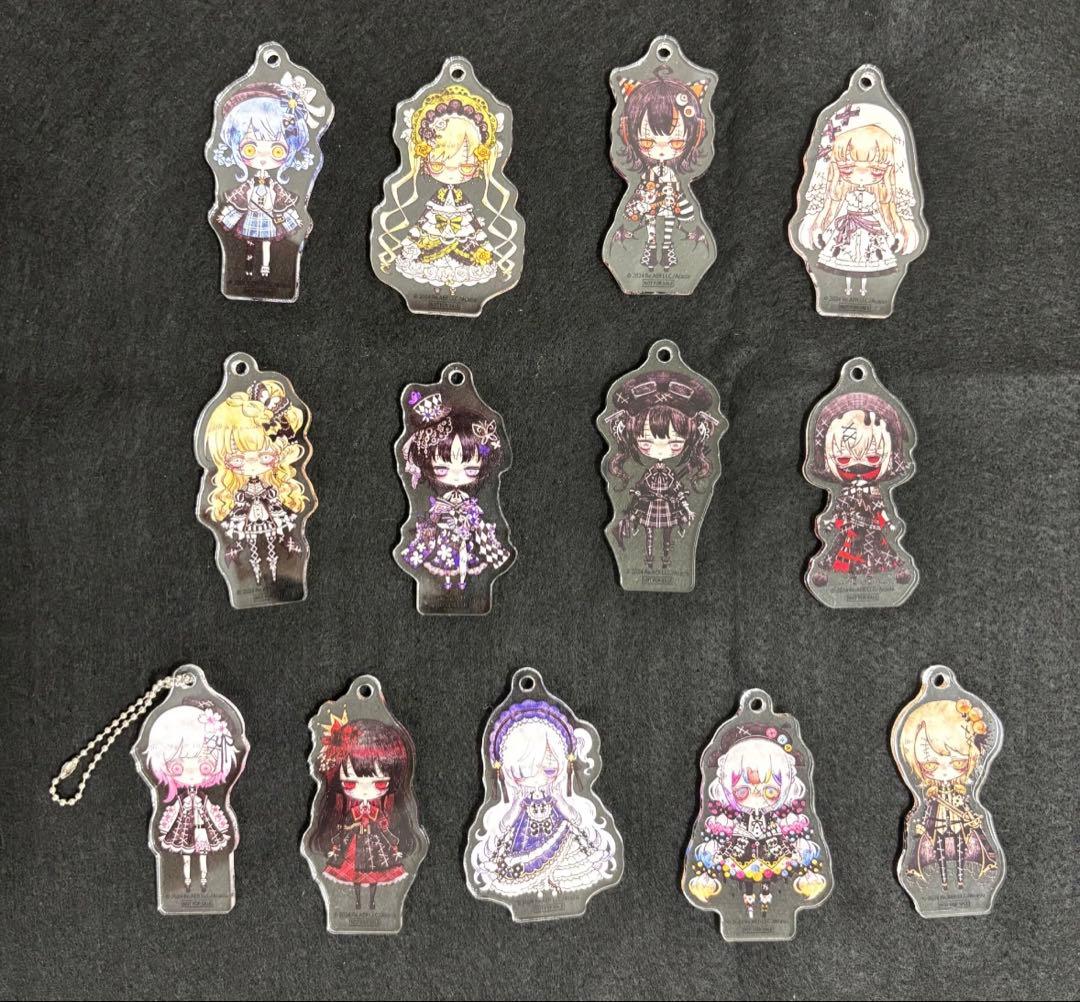 魔法少女ノ魔女裁判　GRA マルイ 特典　アクリルキーチェーン　コンプ x2