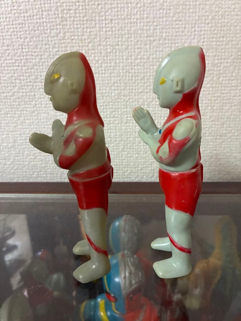 ブルマァク　ウルトラマン　ミニソフビ 2種　当時物