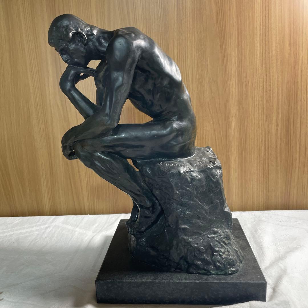 考える人 置物 オブジェ インテリア ヨーロッパ 北欧 アンティーク 高級