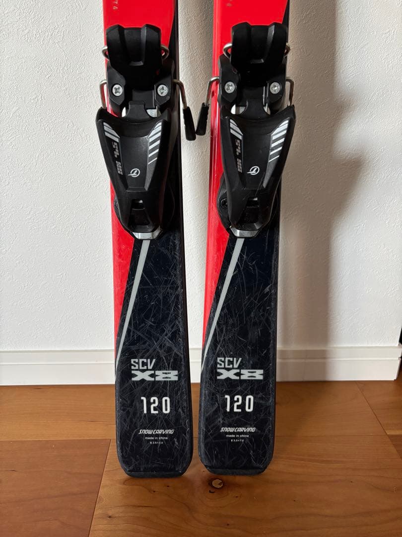 ジュニアスキー(120cm) SCV X3 ポール付き