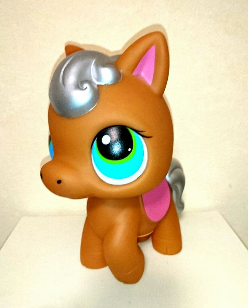 ジャンク ビンテージ 新品 歌う 光る ポニー ソフビ ドール 人形 馬 置物