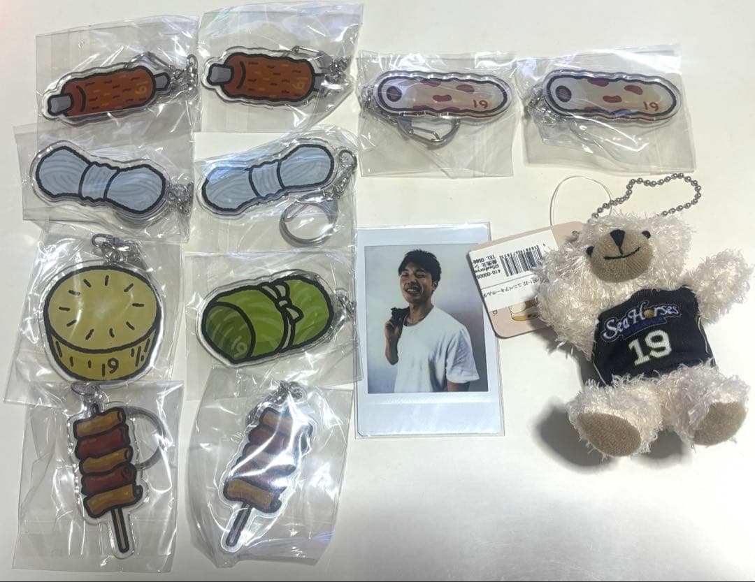 シーホース三河 西田優大 おでんアクリルキーホルダー チェキ ユニベア