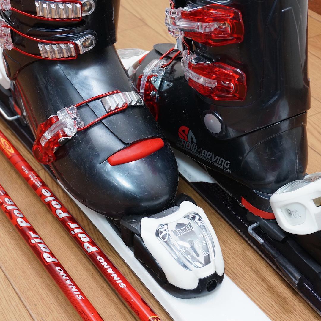 メンテ済 147cm 靴25cm HEAD スキーセット (150)