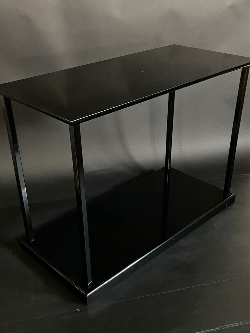 「母」 真台子 大棚 真塗 台子 組立式 紙箱 茶道具 （Fう）