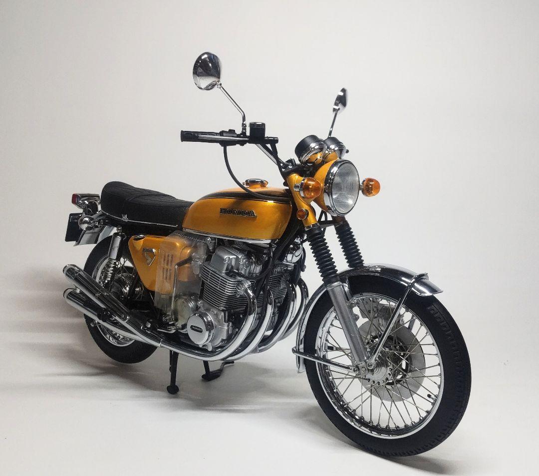 ミニチャンプス 1/6 HONDA CB750 ゴールド　ミニカー　バイク模型