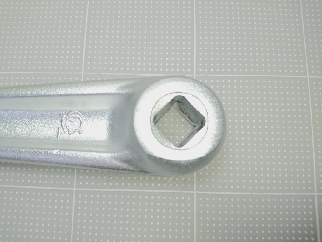 【美品】Brompton 純正 左右 クランクセット シルバー ブロンプトン