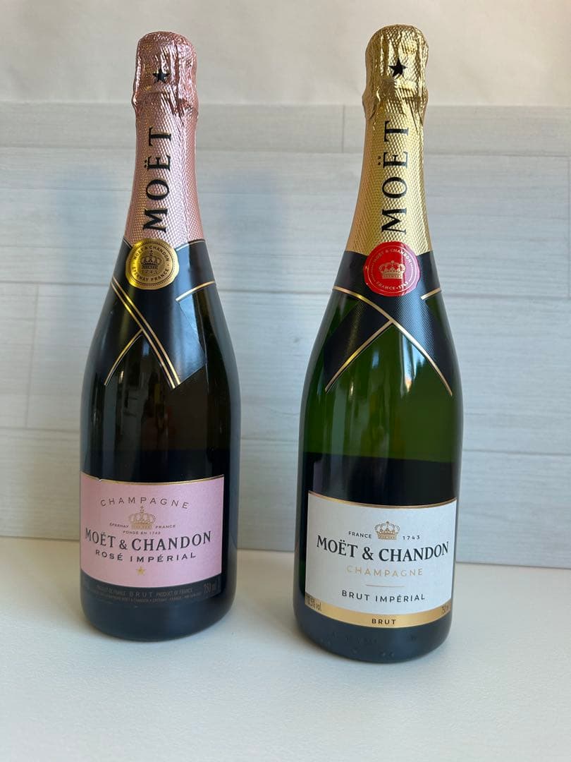 Moët & Chandon シャンパン セット 750ml 白ピンク各1本