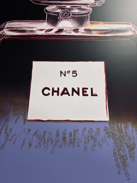 額装品証明書付/シャネル/サンデー B モーニング/ウォーホル/ CHANEL