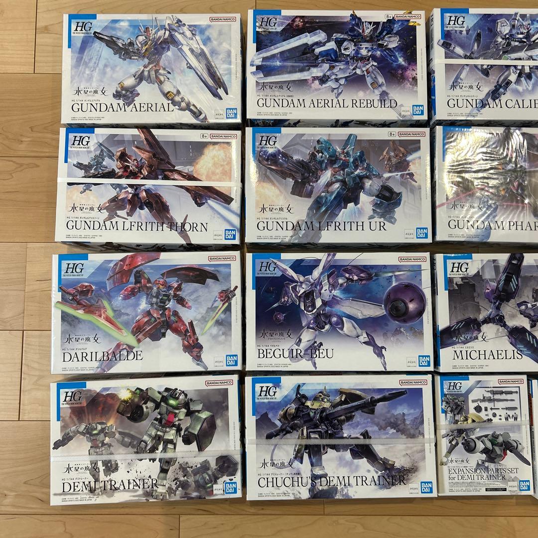 水星の魔女　ガンプラ　未組立品　まとめ売り