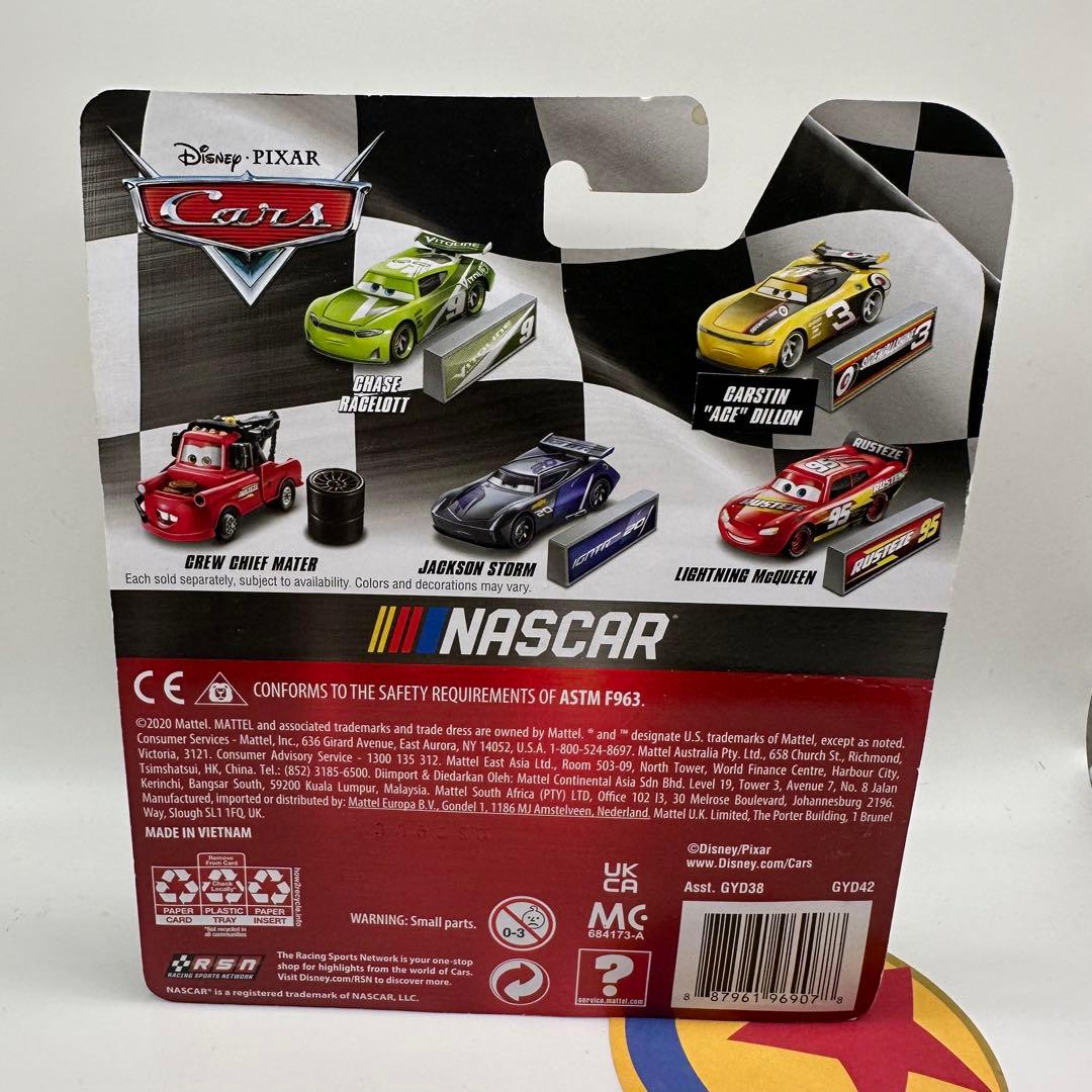 カーズ マテル CHASE RACELOTT NASCAR ミニカー