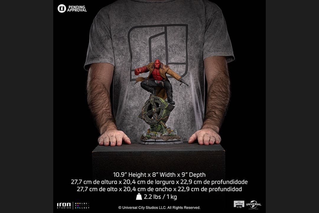 バトルジオラマ・シリーズ　1/10スケール　ヘルボーイ　スタチュー　フィギュア