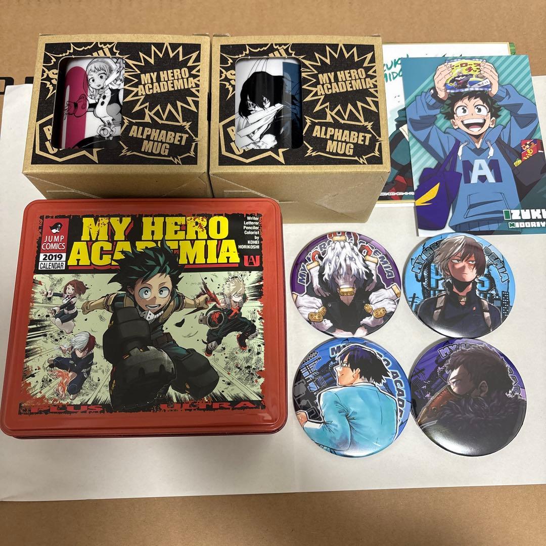 ヒロアカ アルファベットマグ イレイザー 麗日お茶子 2019年 カレンダー 他