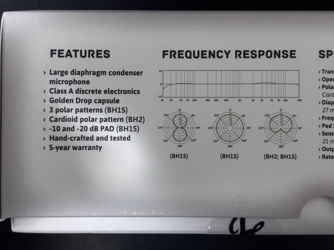 JZ Microphones BH2 コンデンサーマイク