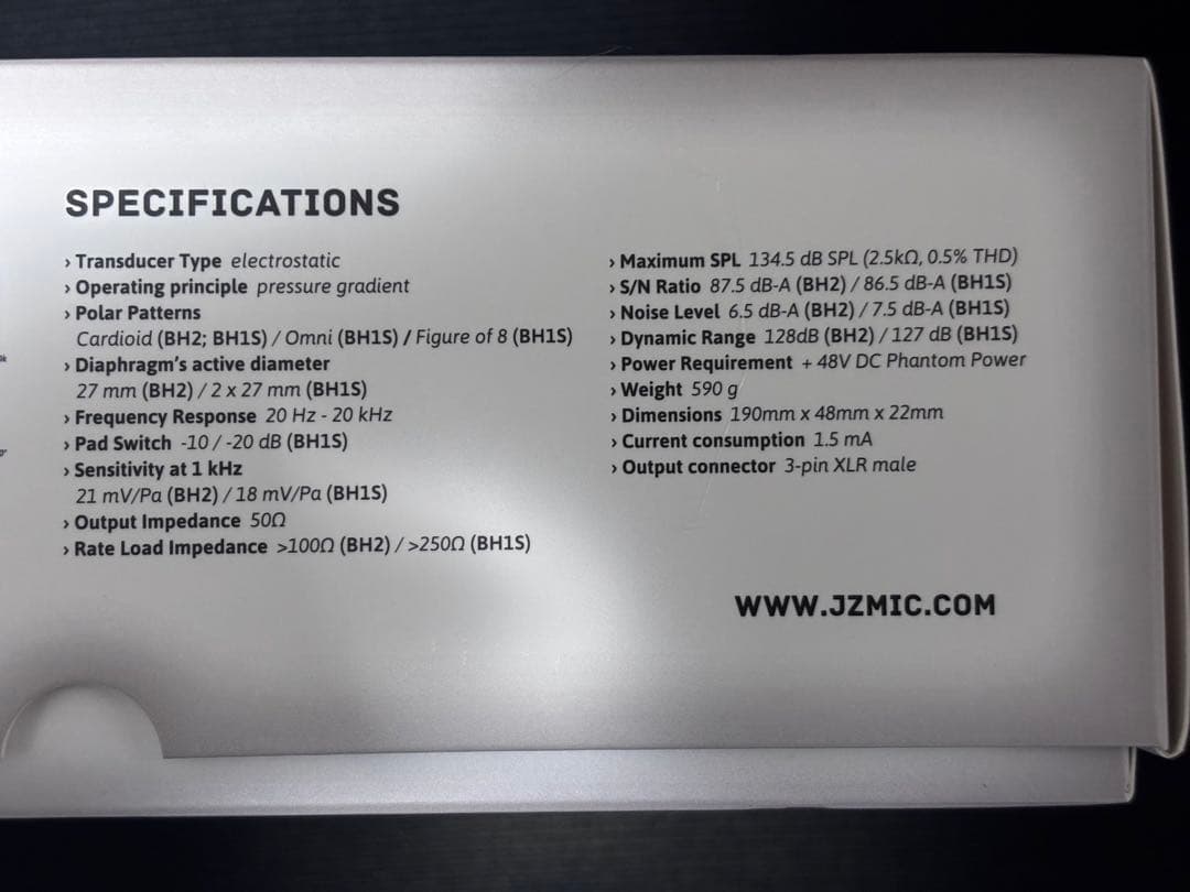 JZ Microphones BH2 コンデンサーマイク