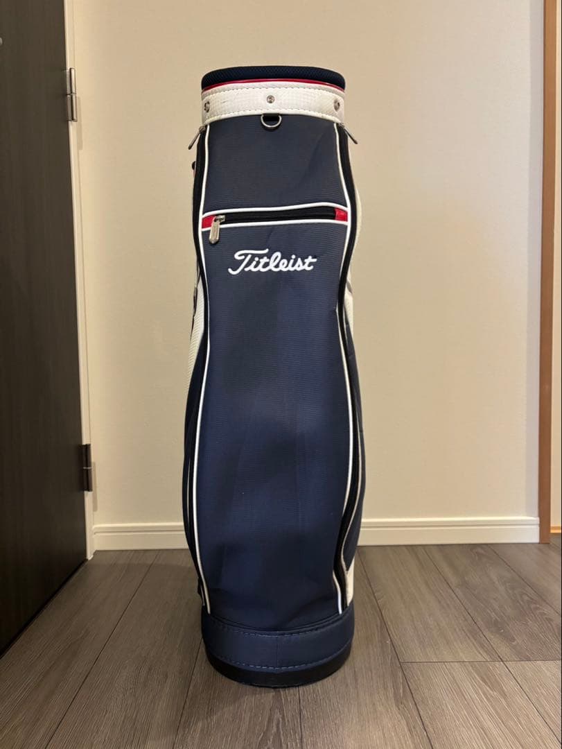 【お値下げ可】Titleist キャディバッグ ネイビーホワイト
