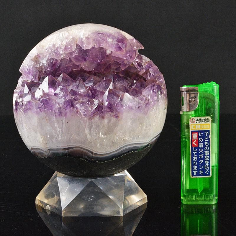 天然石　鑑賞石　アメジスト　原石　紫水晶　約1.2kg　M　R6242