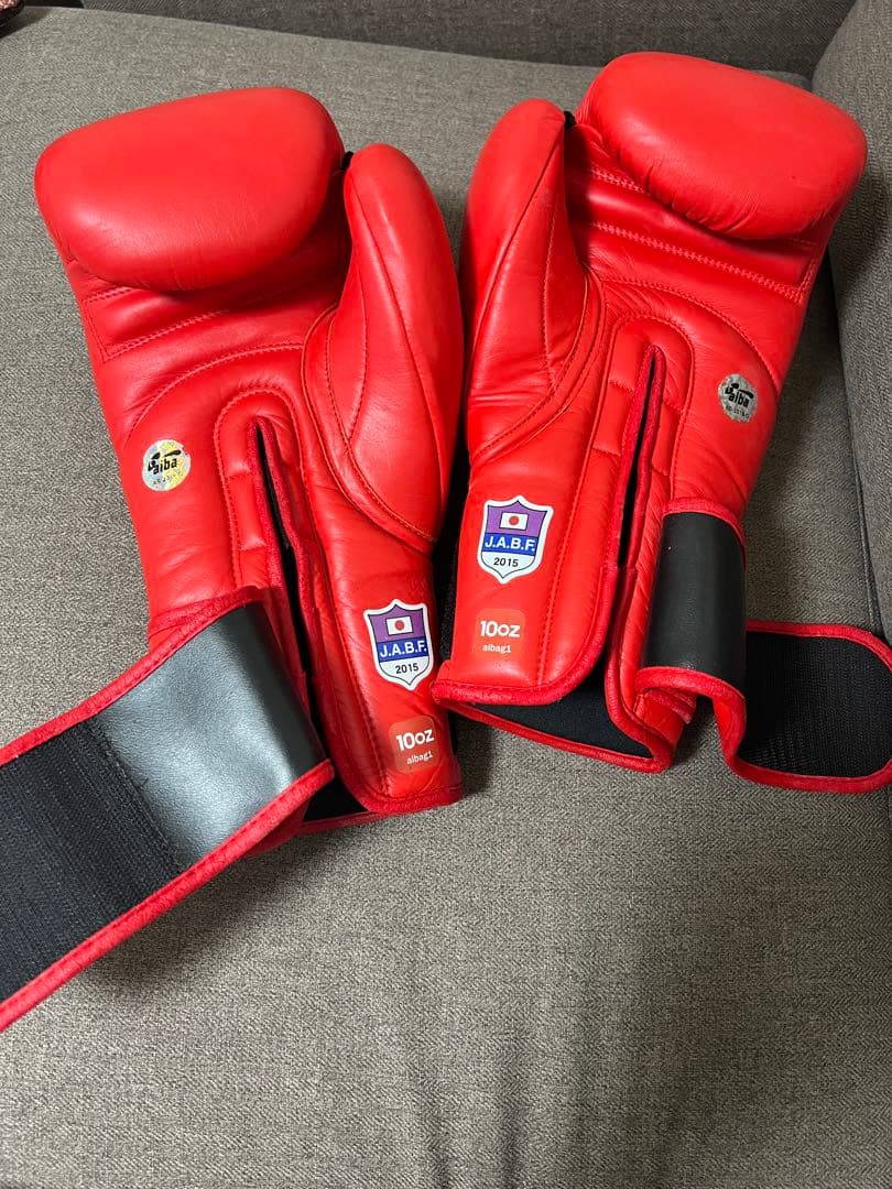 adidas ボクシンググローブ 公認　10oz 赤
