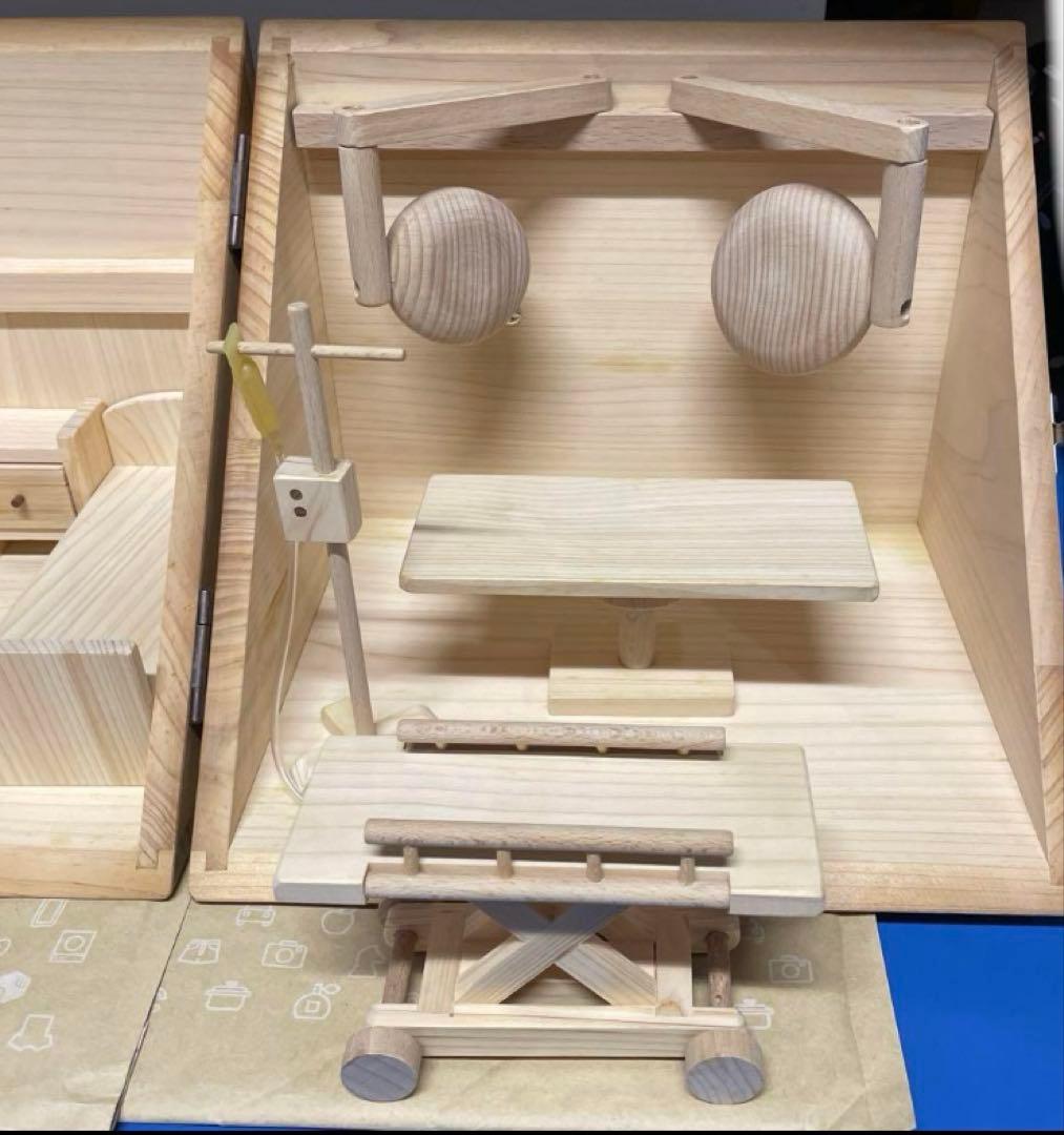 【激レア】　堀内ウッドクラフト　ぷれぱらウッド　手術セット 木製 希少