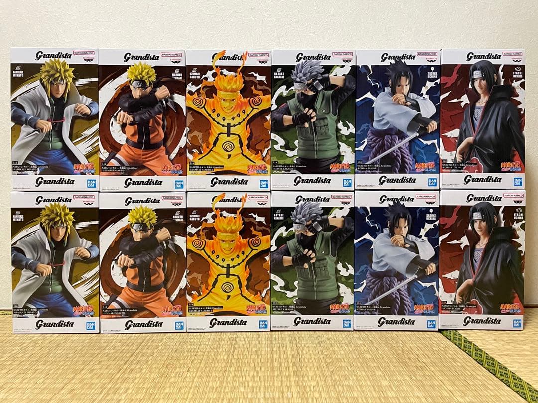 NARUTO Grandista フィギュア サスケ ナルト イタチ 12個