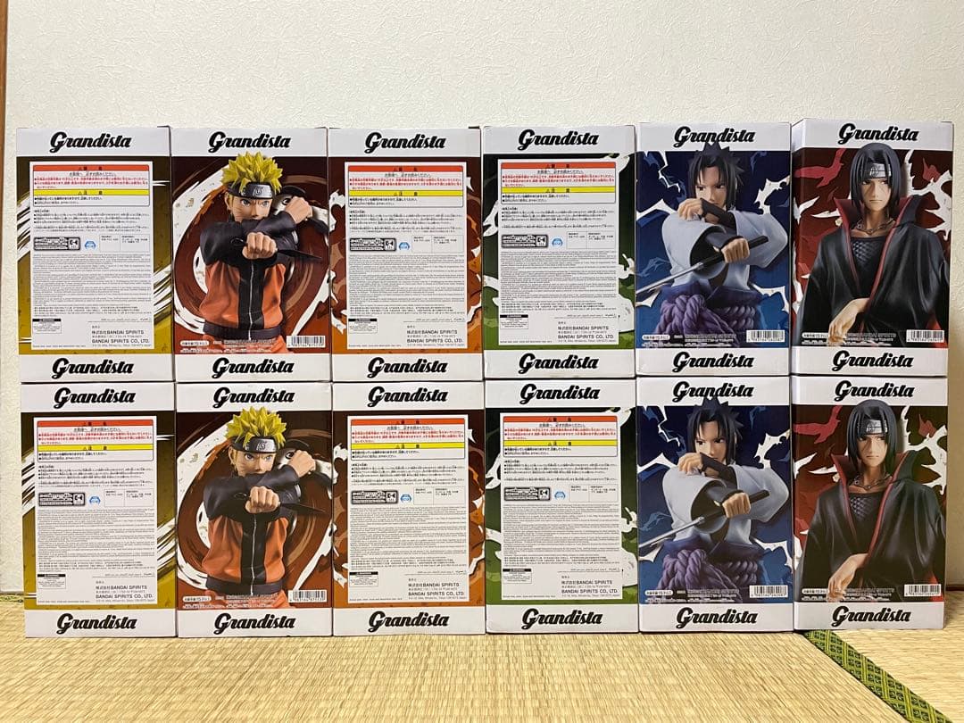 NARUTO Grandista フィギュア サスケ ナルト イタチ 12個