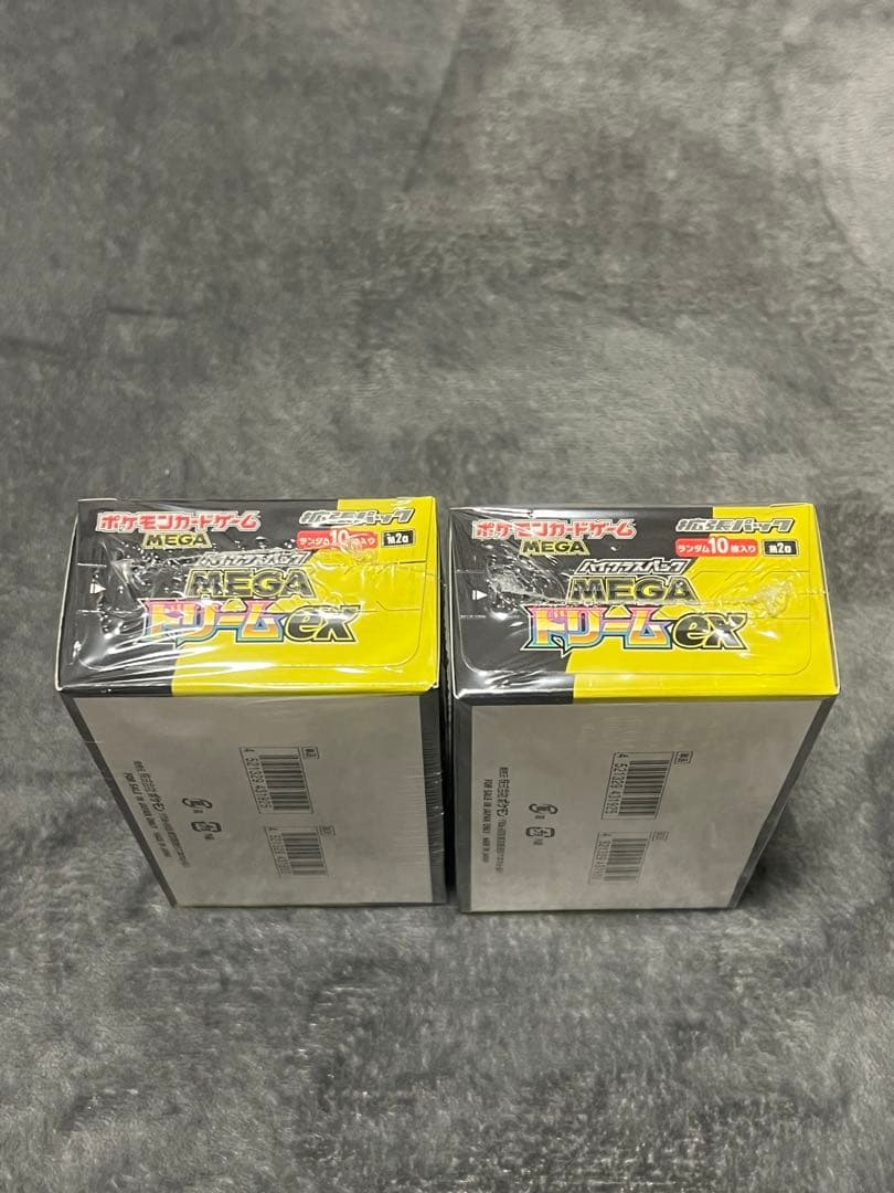 ポケモンカードMEGA ドリーム ex　2BOX シュリンク付き
