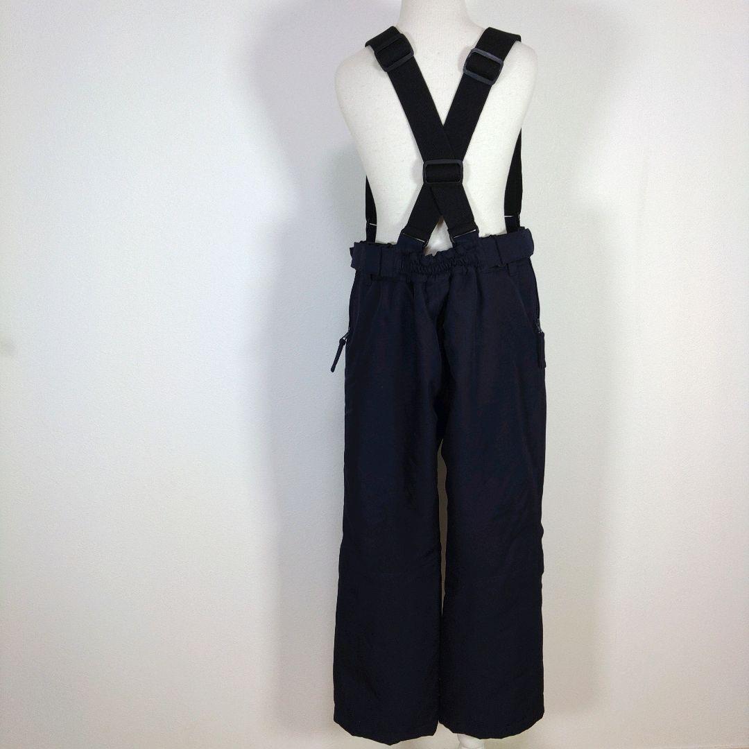 スキーウェア　110cm　男の子　キッズ　子供　オレンジ　ネイビー　紺　ゴーグル