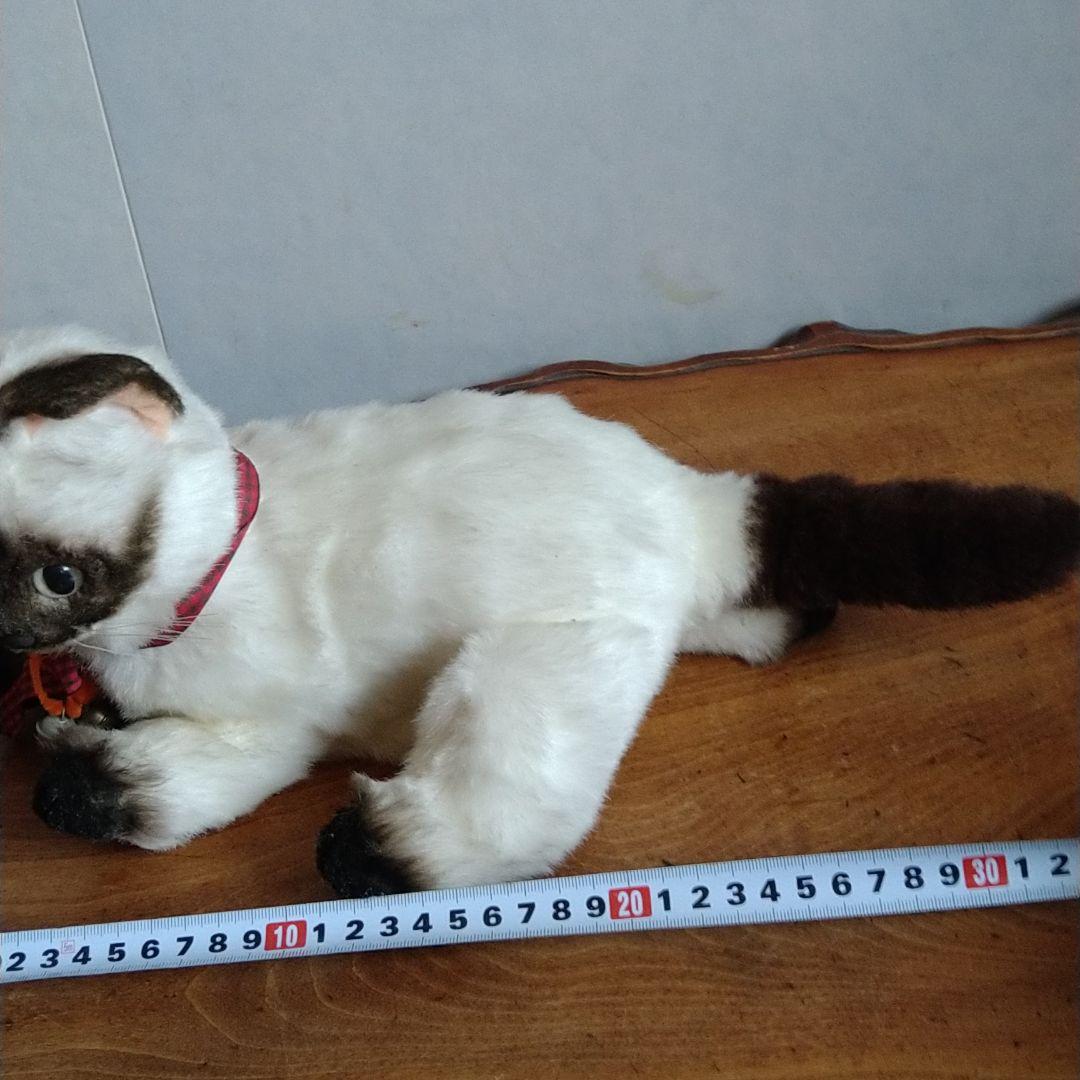 TAKARA タカラ 撫でると鳴く 猫 ネコ ぬいぐるみ 1991年