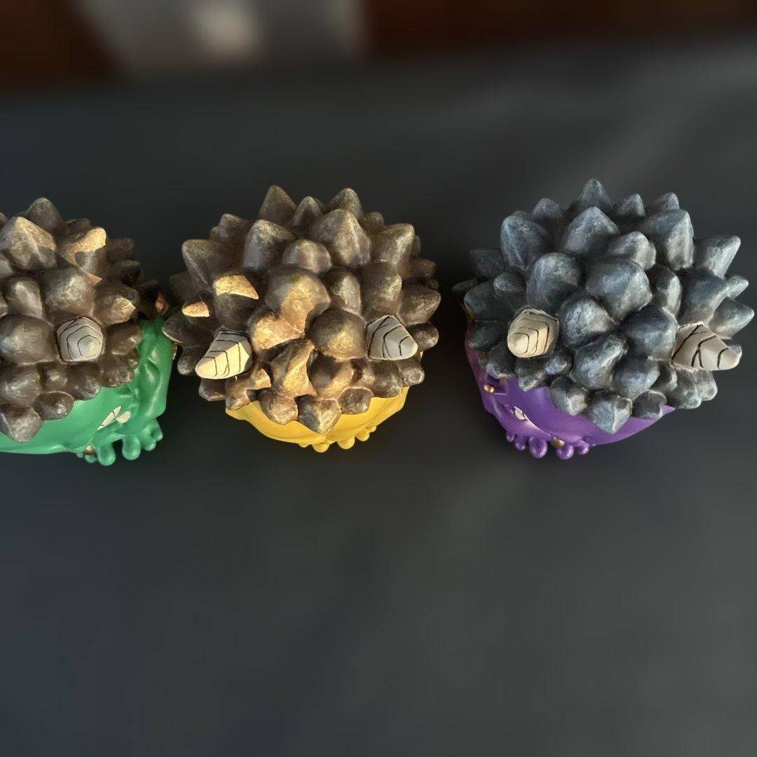 瀧下和之　鬼　体育坐り3体セット