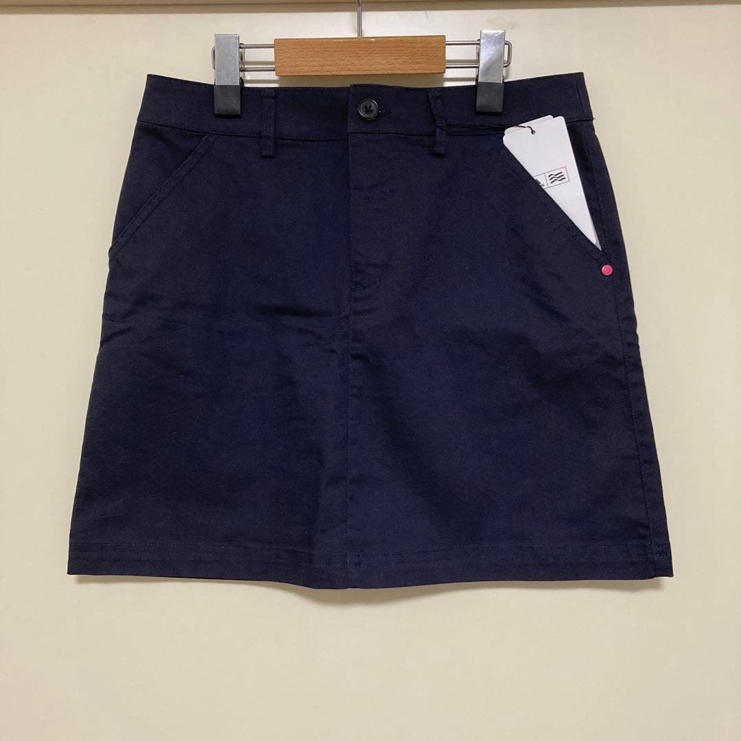 アディダスゴルフ　スカートSサイズ7号　ネイビー紺色　春夏向け薄手