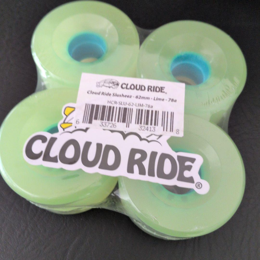 スケートボード CLOUD RIDE SLUSHEEZ 62mm 78A Lime
