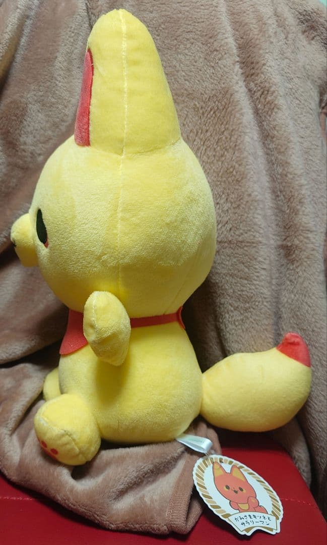 かみさまきつねとサラリーマン BIGぬいぐるみ ベニ キン セット