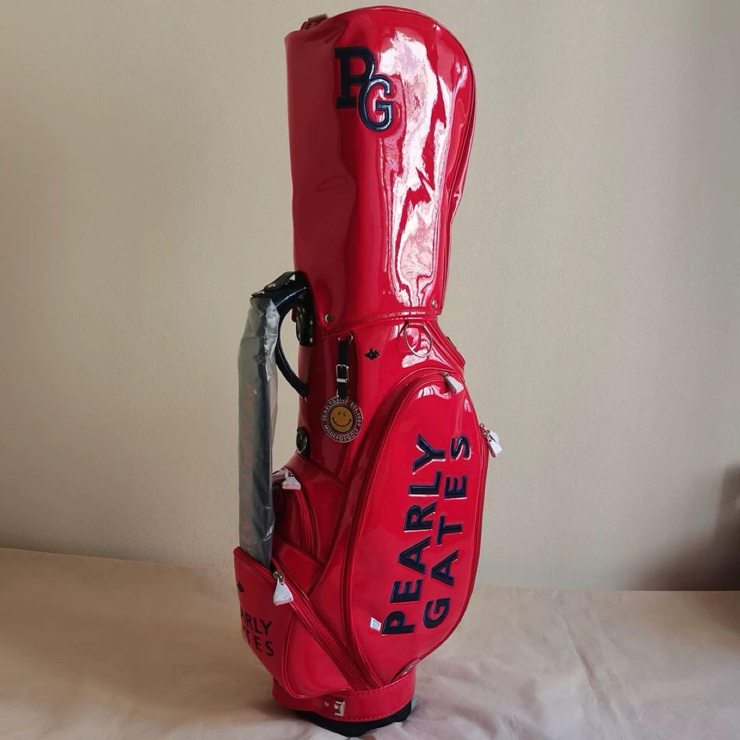 PEARLY GATES キャディバッグ レッド ゴルフバッグ