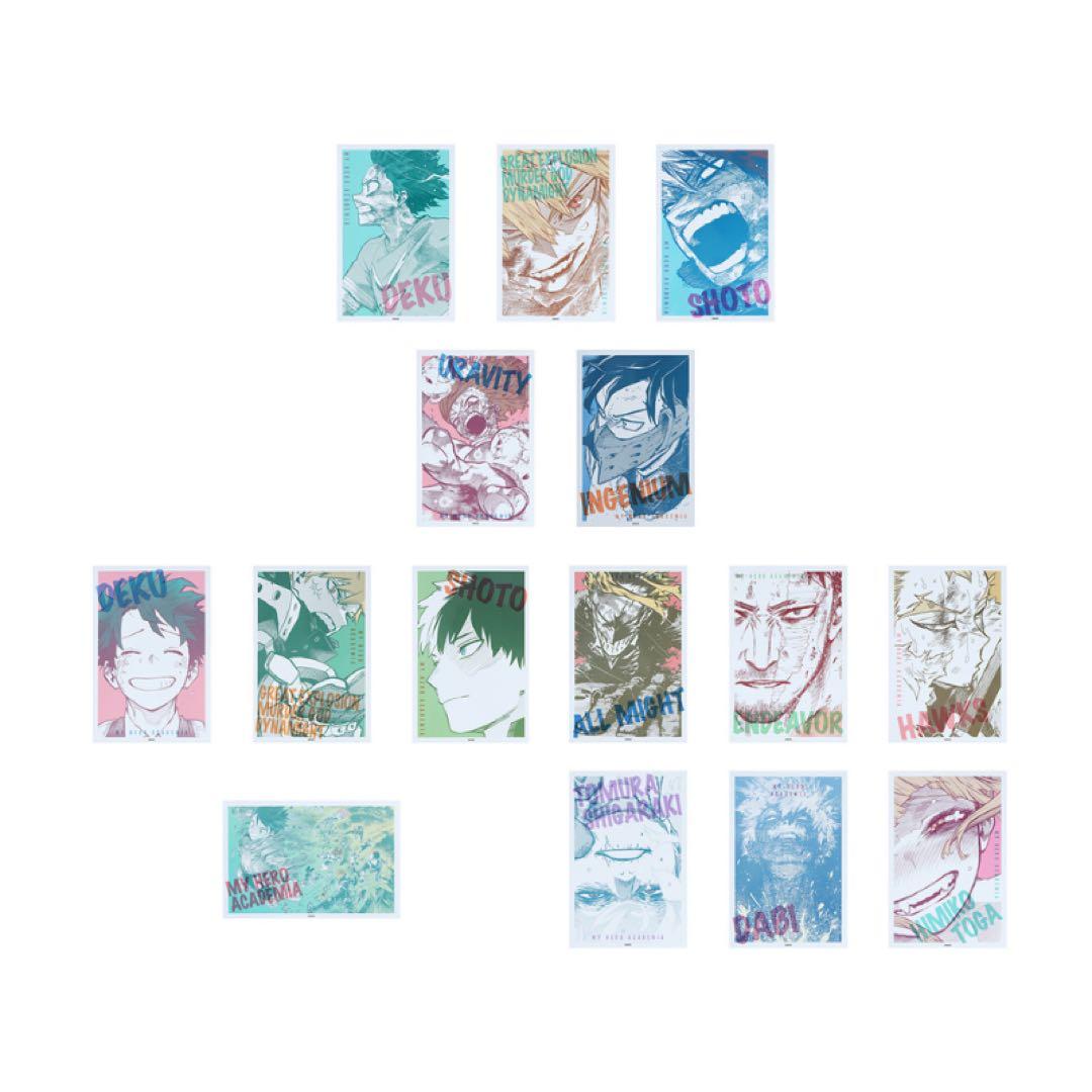 僕のヒーローアカデミア ヒロアカ 原画展 ワンシーンカードコレクション 全種