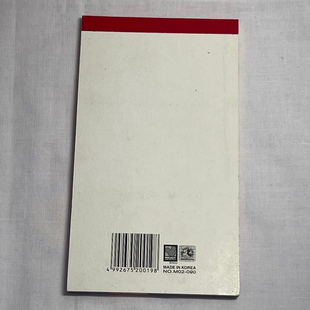 希少❤️ネームメモ　ミッキーマウス　メモ帳　平成レトロ　ディズニー