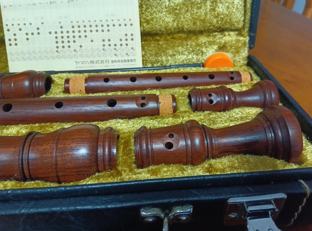 木製アルトリコーダーセット ケース付き
