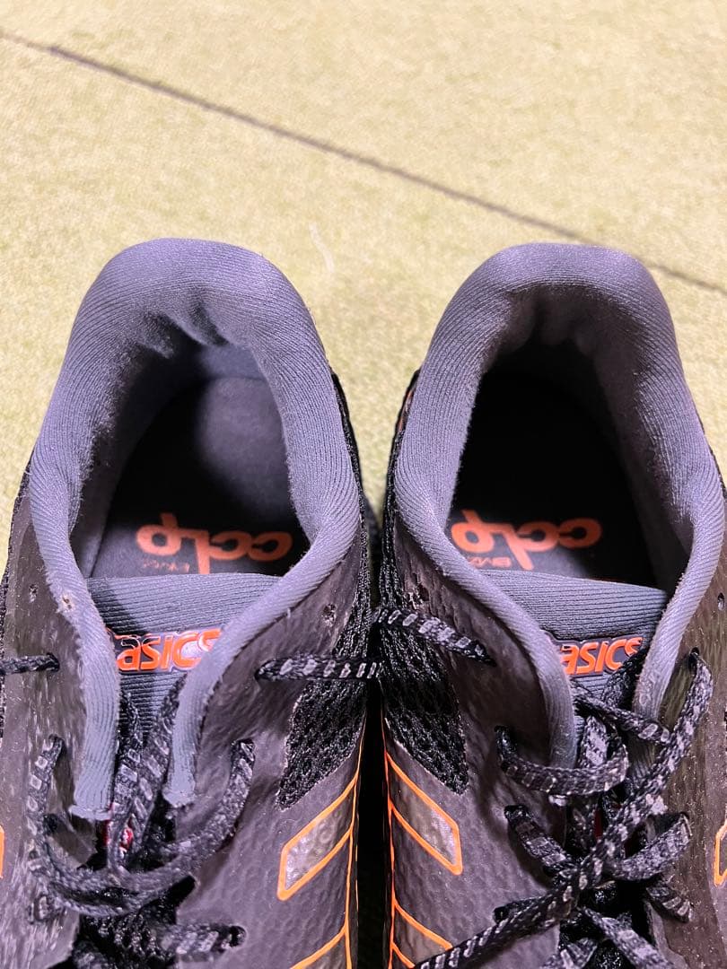 ASICS バレーボールシューズ ローテジャパン　ブラック/オレンジ　26.5